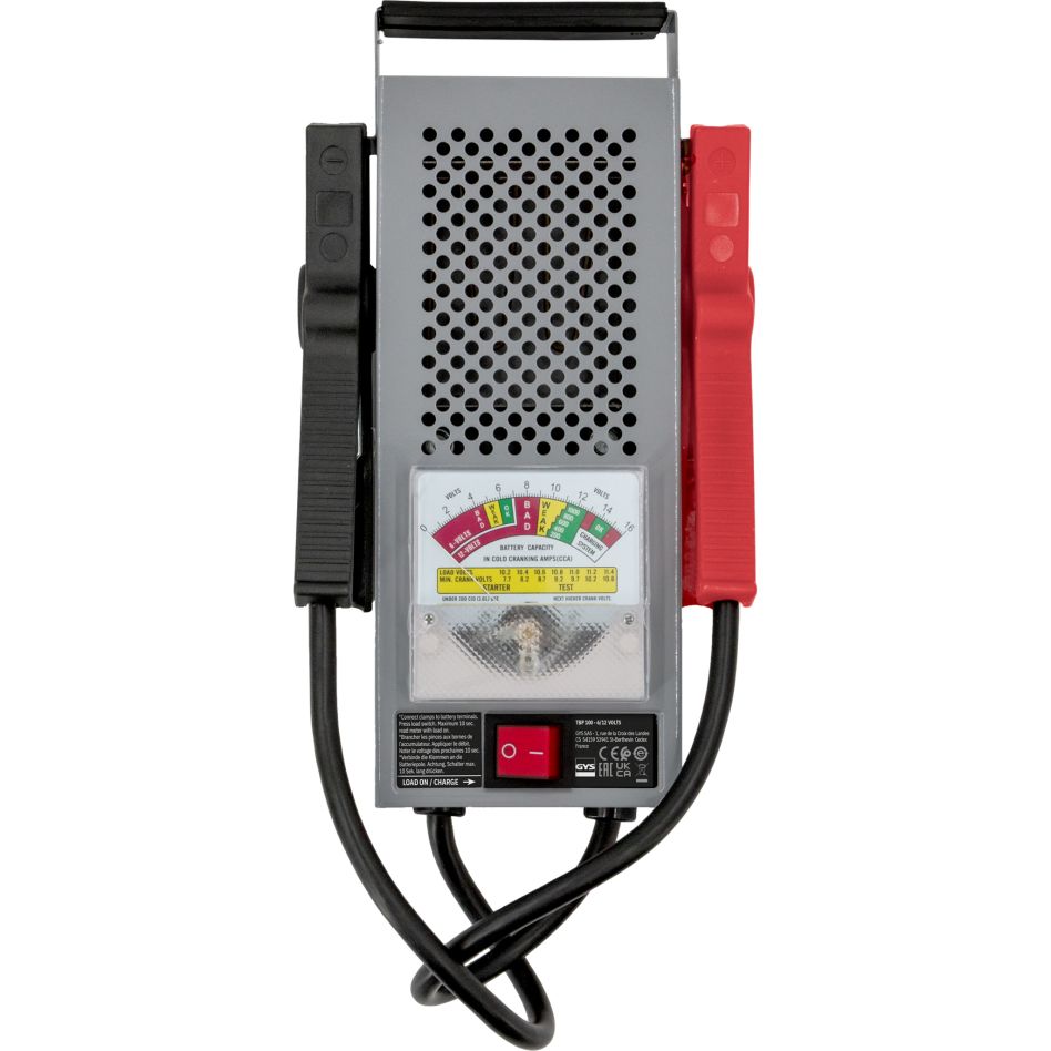Gys 5193055131 TBP 100 Testador de bateria analógico 12V 20-100Ah