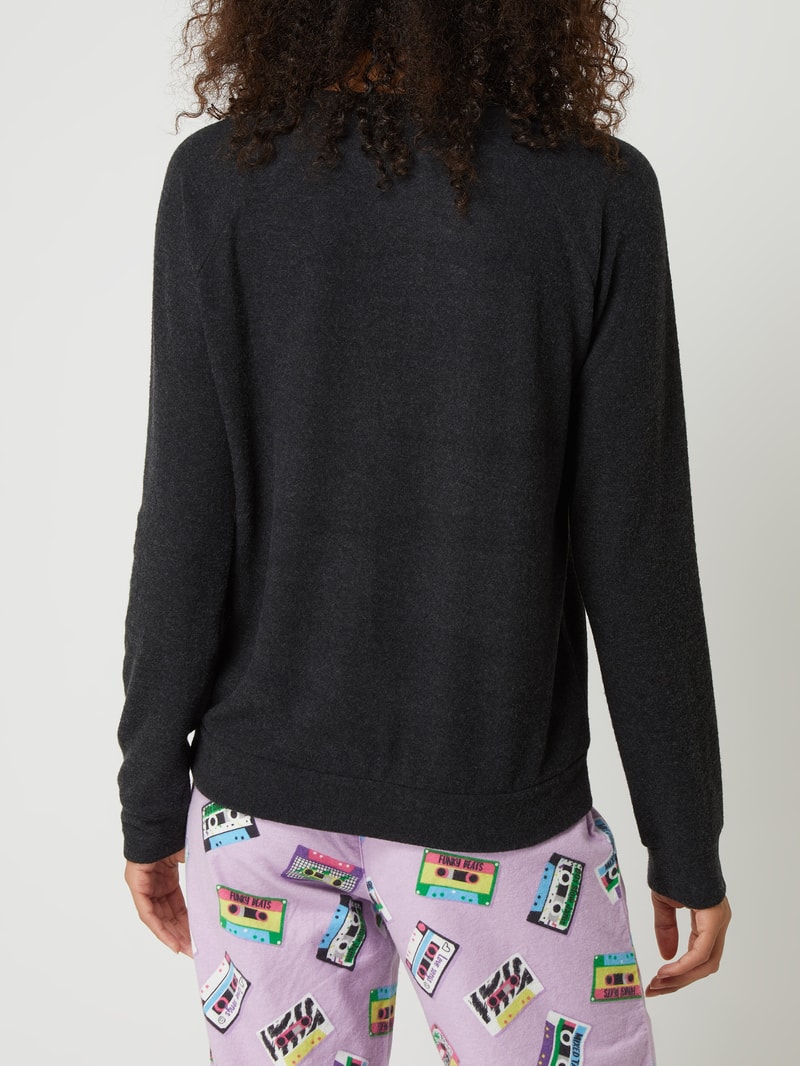 Pullover mit Stretch-Anteil in graphit