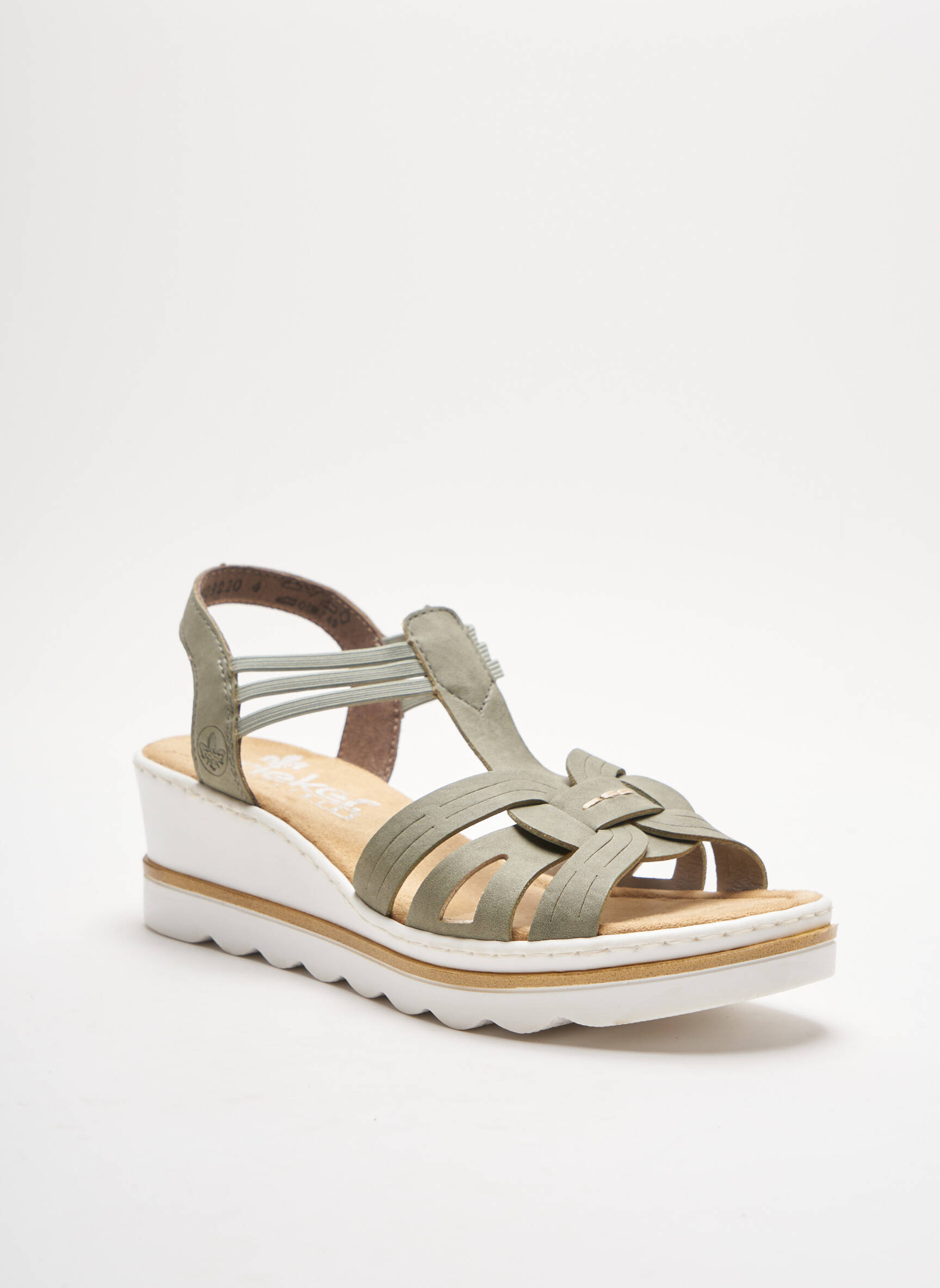 Rieker Sandales Nu Pieds Femme couleur vert