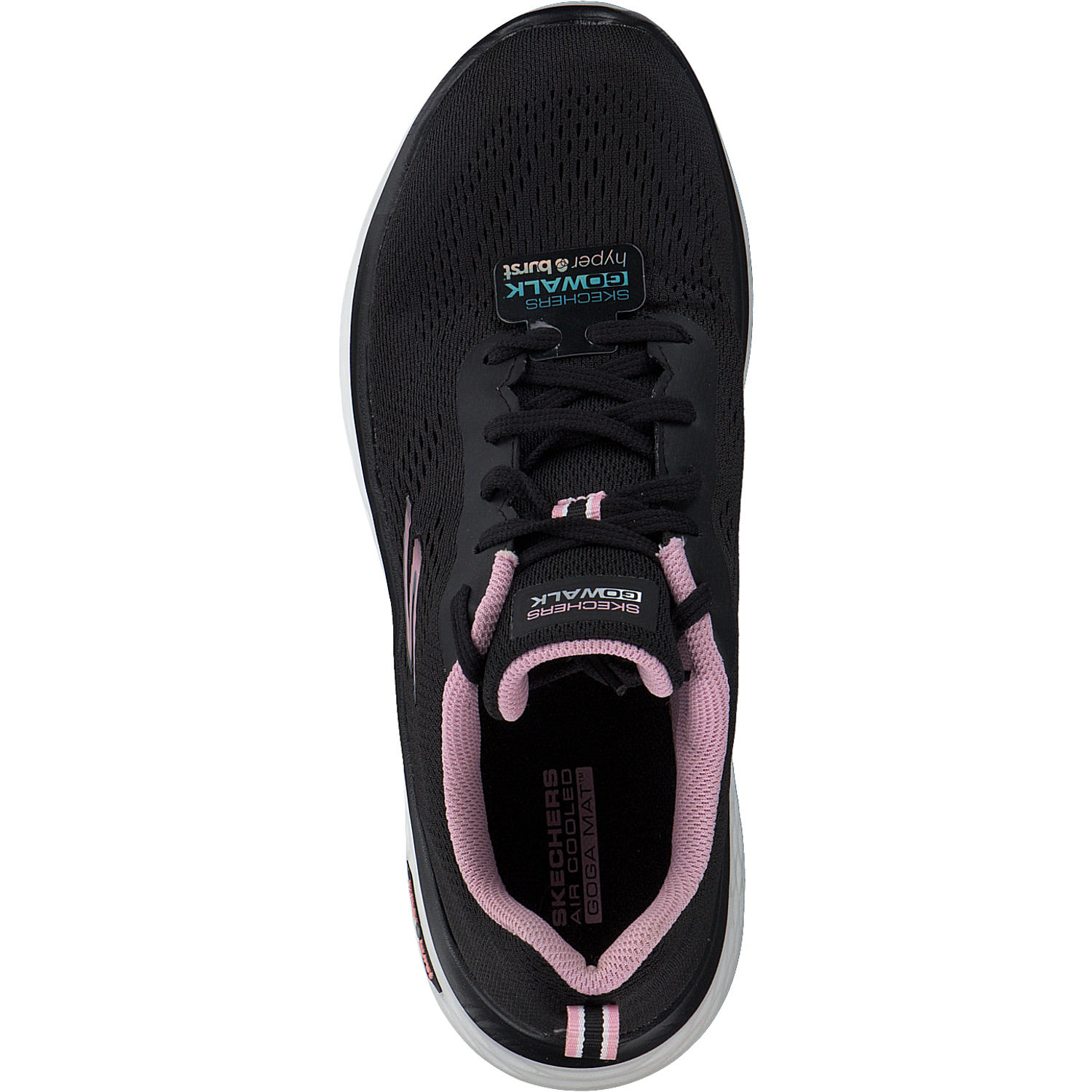 Skechers 124578, Sneakers Low, Damen, black/pink