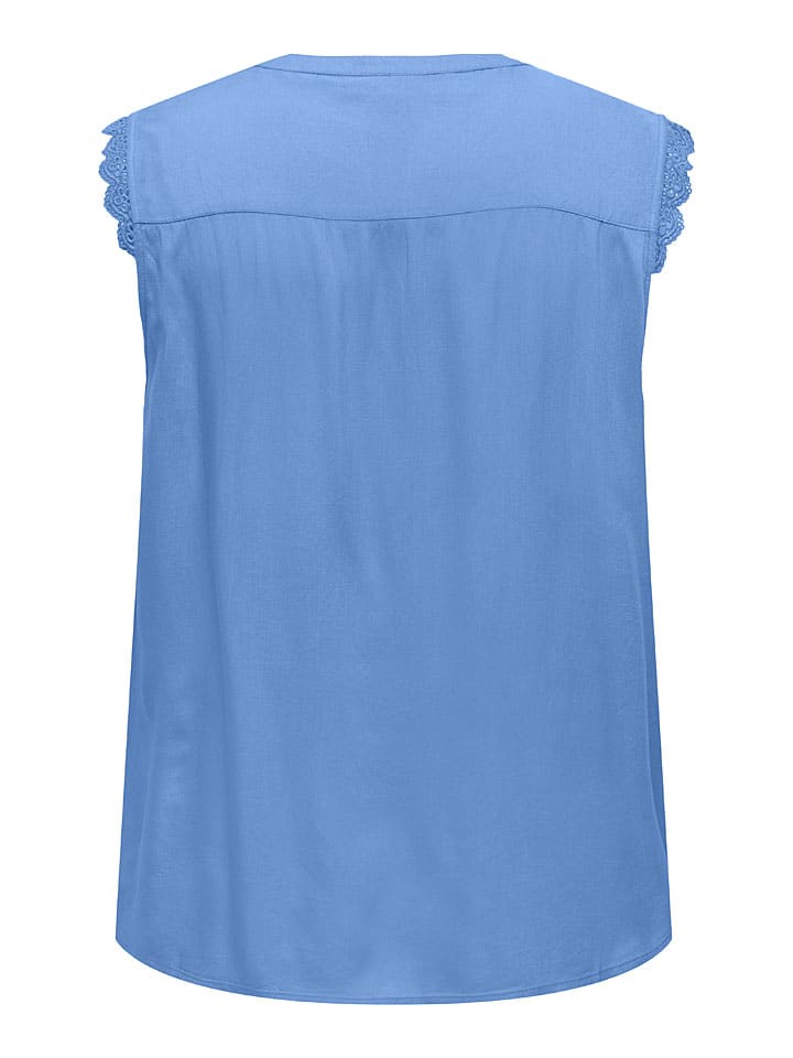 ONLY Carmakoma Bluse in Blau günstig kaufen
