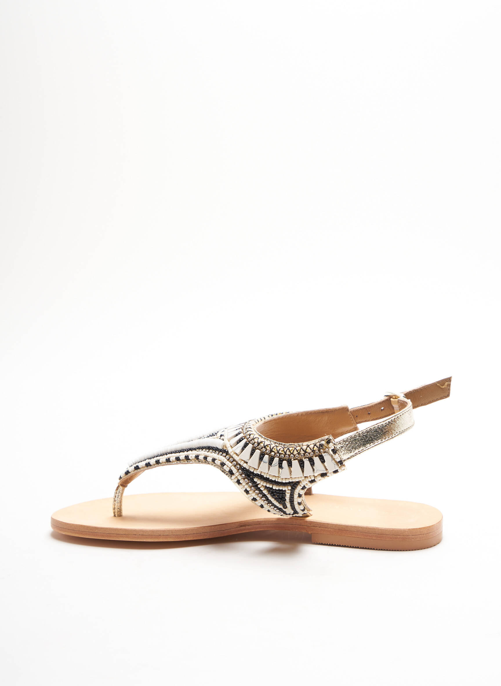 Cosmoparis Sandales Nu Pieds Femme couleur noir