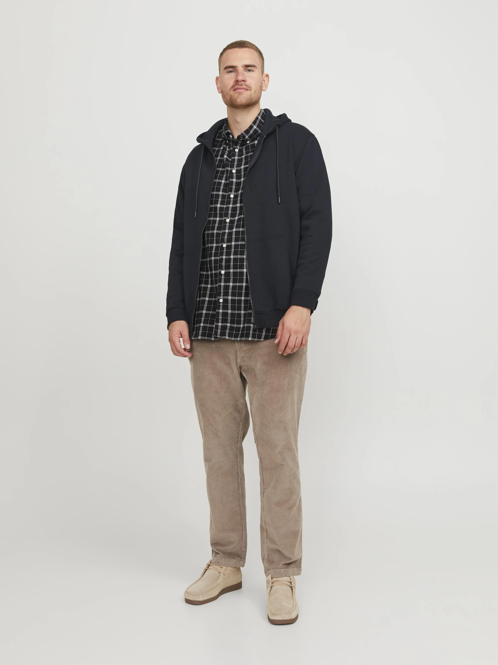 Jack & Jones JJEBRADLEY ZIP HOOD - Sudadera con cremallera