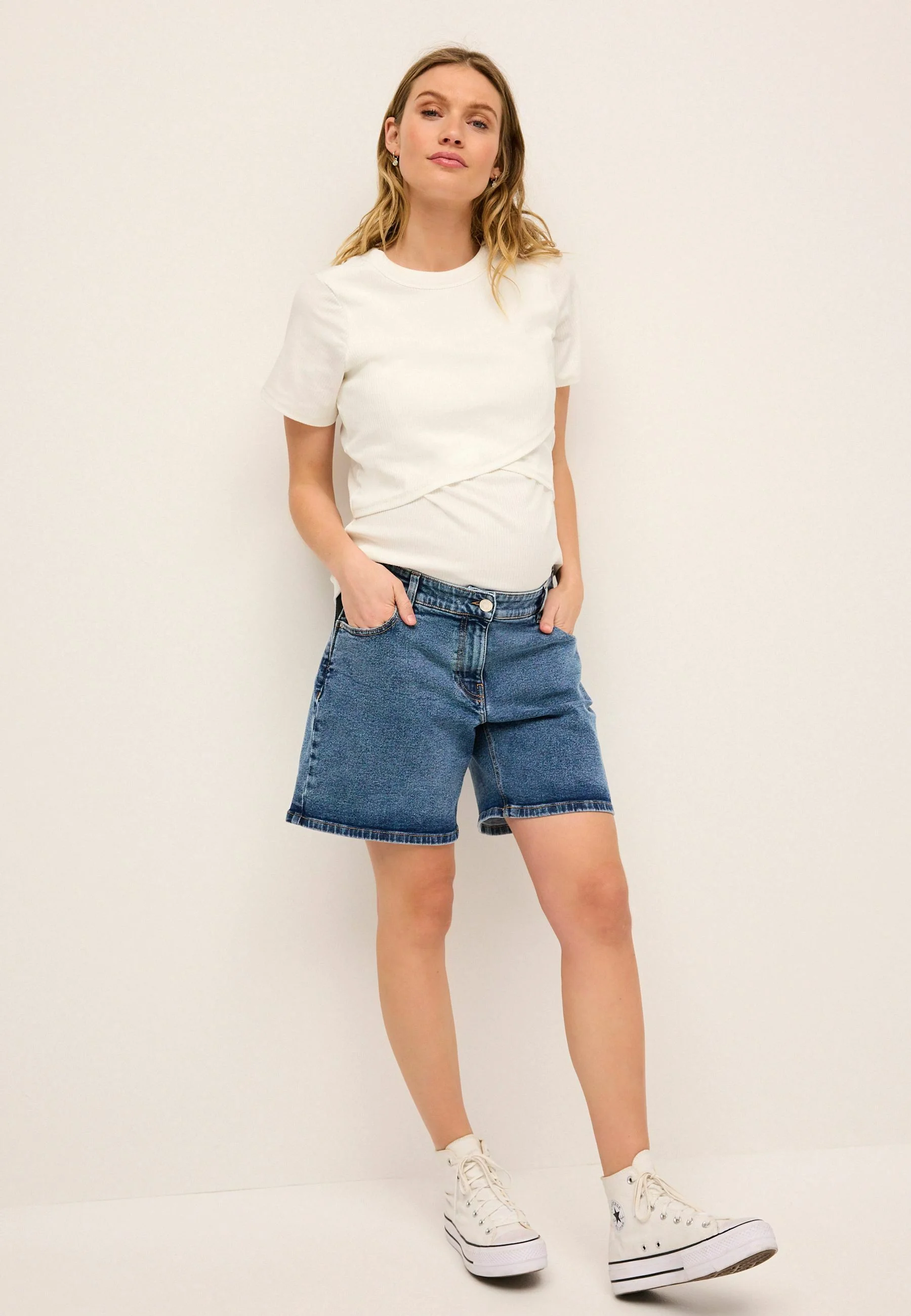 Siguiente MATERNIDAD NOVIO - REGULAR - Shorts vaqueros