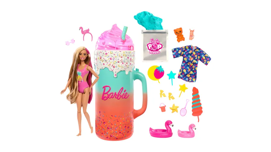 Barbie Pop Reveal Rise & Surprise Geschenkset - Tropical Smoothie