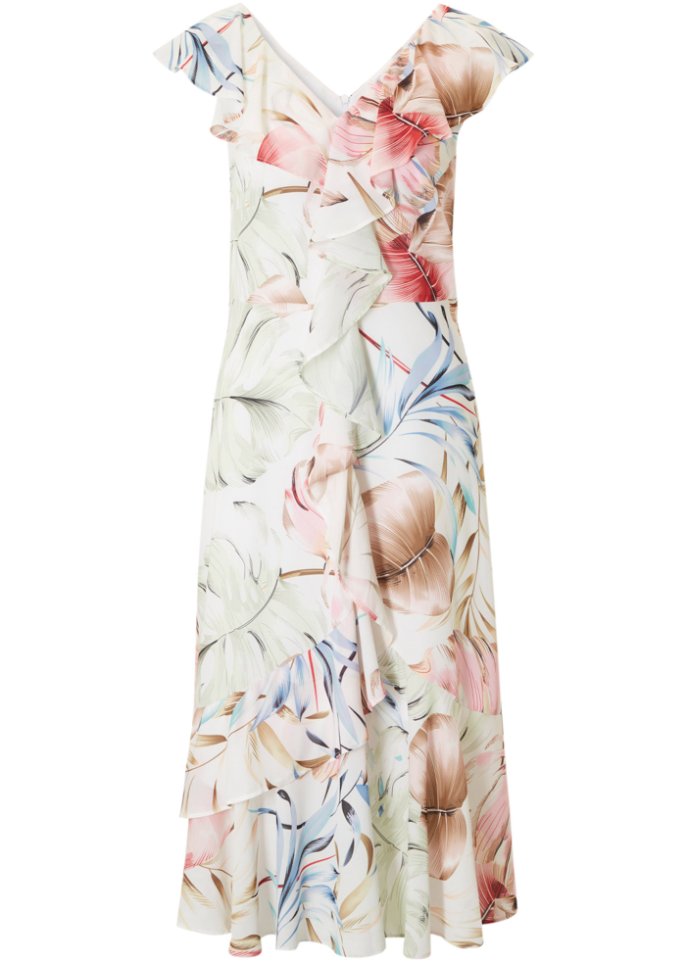 Kleid mit Volants