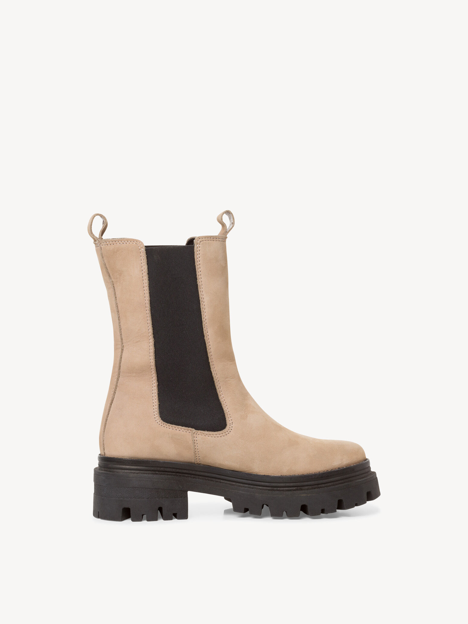 Bottine Chelsea en cuir - marron
