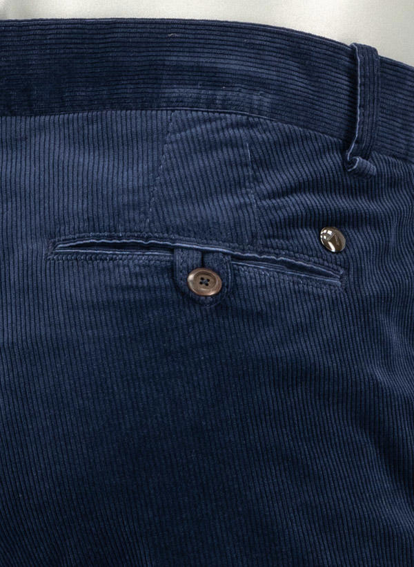 Alberto, Hose, Regular Fit, Cord, navy