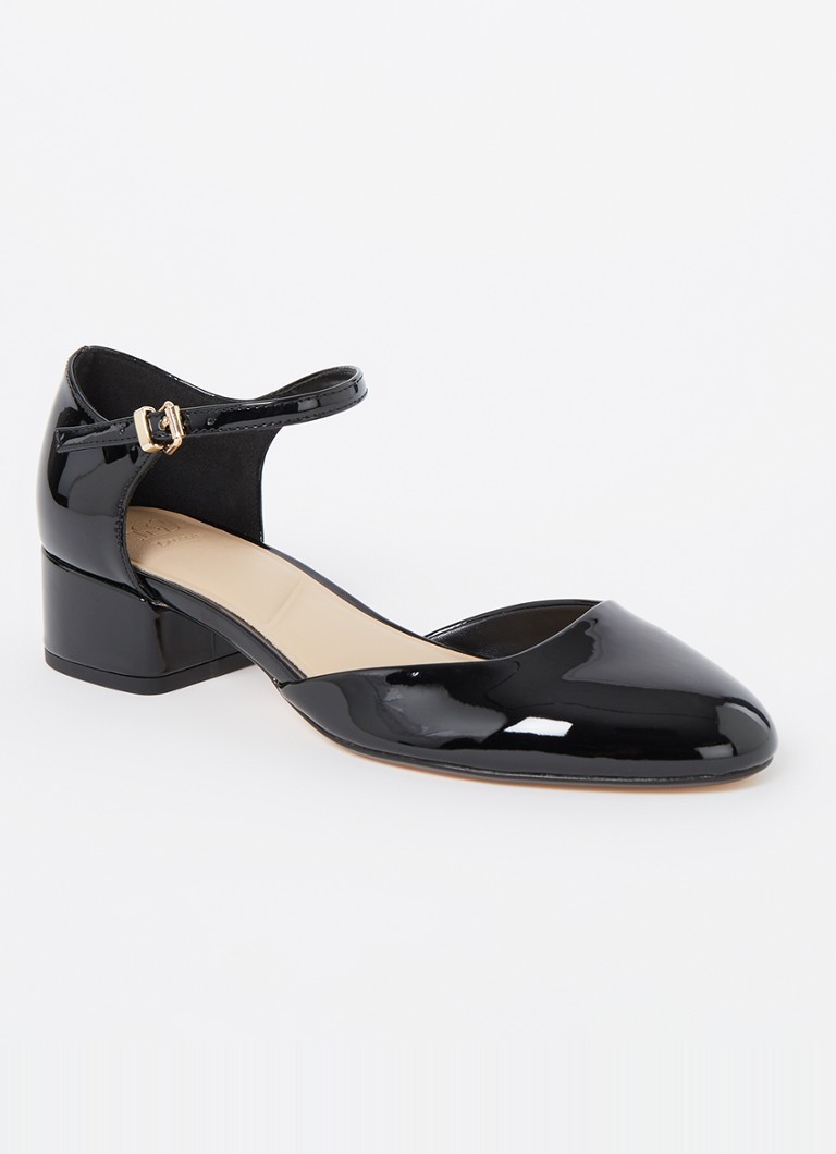 Dune London Dominos pumps med lakkfinish