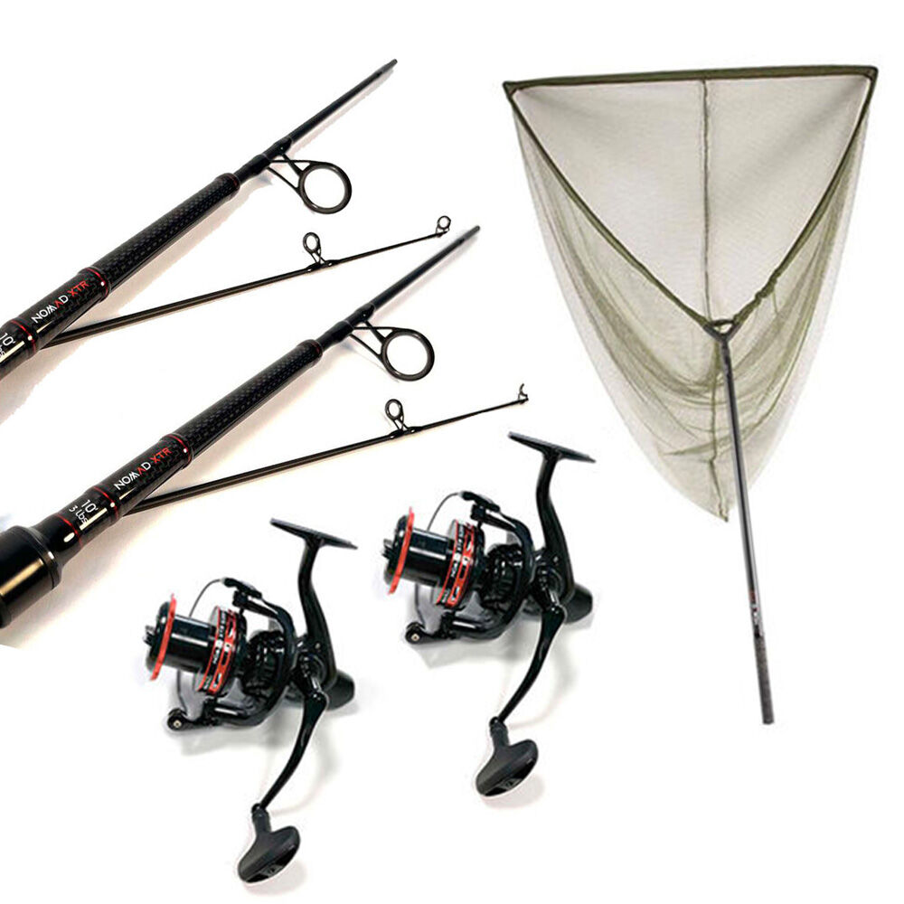 Pack 2 Nomad XTR 10 3lbs + 2 Nomad Xtr 5000 Fd + Epuisette