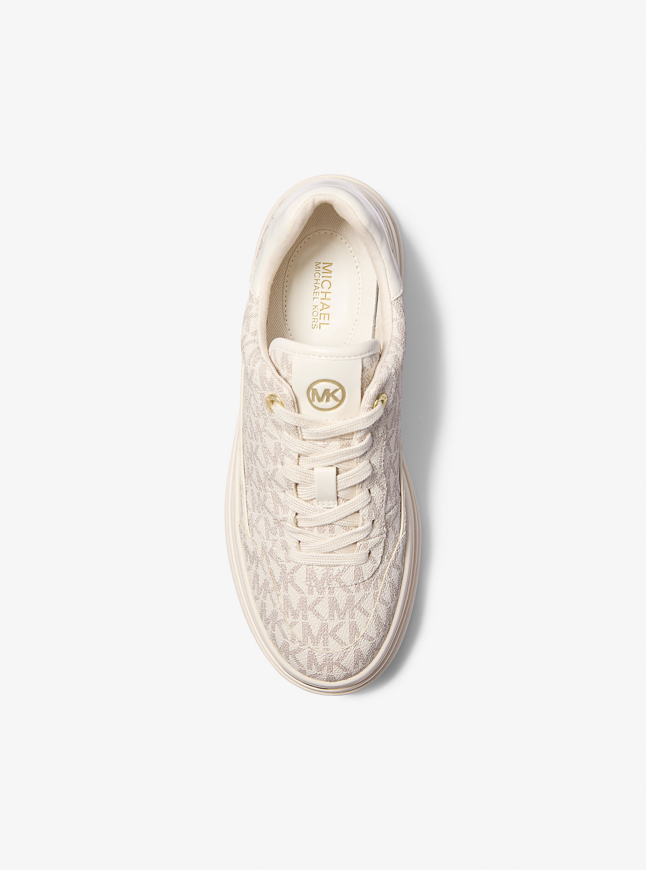 Hayes Signature Logo Platform Sneaker - VANILLA