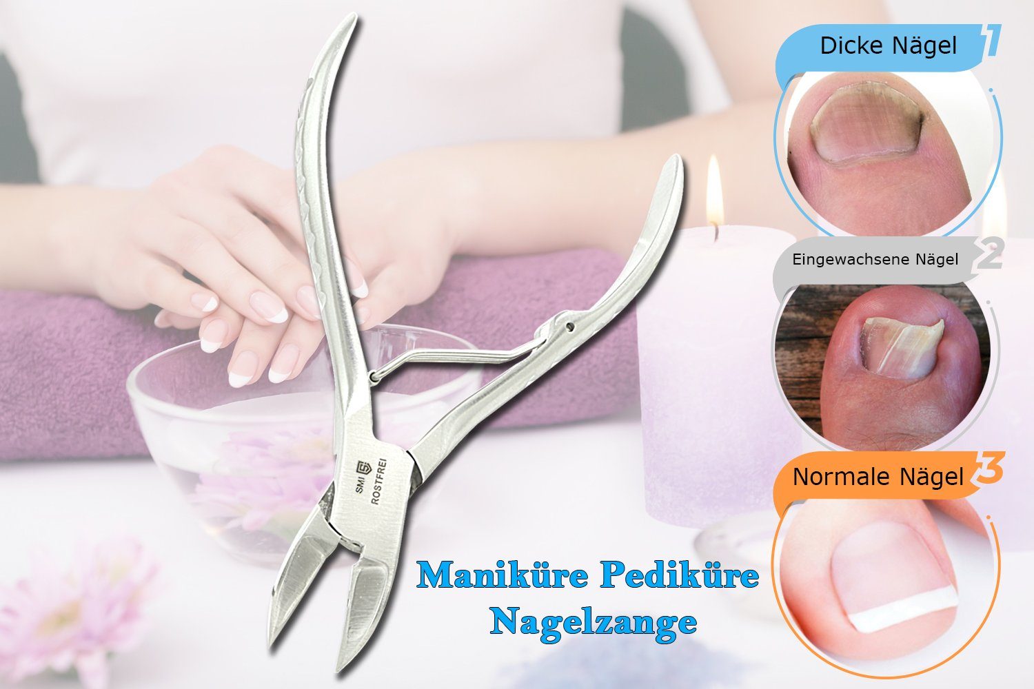 SMI Nagelzange Fußnagelzange Nagelzange Fussnagelzange eingewachsen und dicke nägel