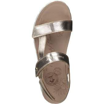 Panama Jack Selma Shine Sandale in gold