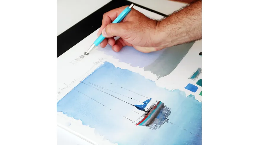 Hahnemühle Aquarellblock Britannia 24 x 32cm 12 Blatt