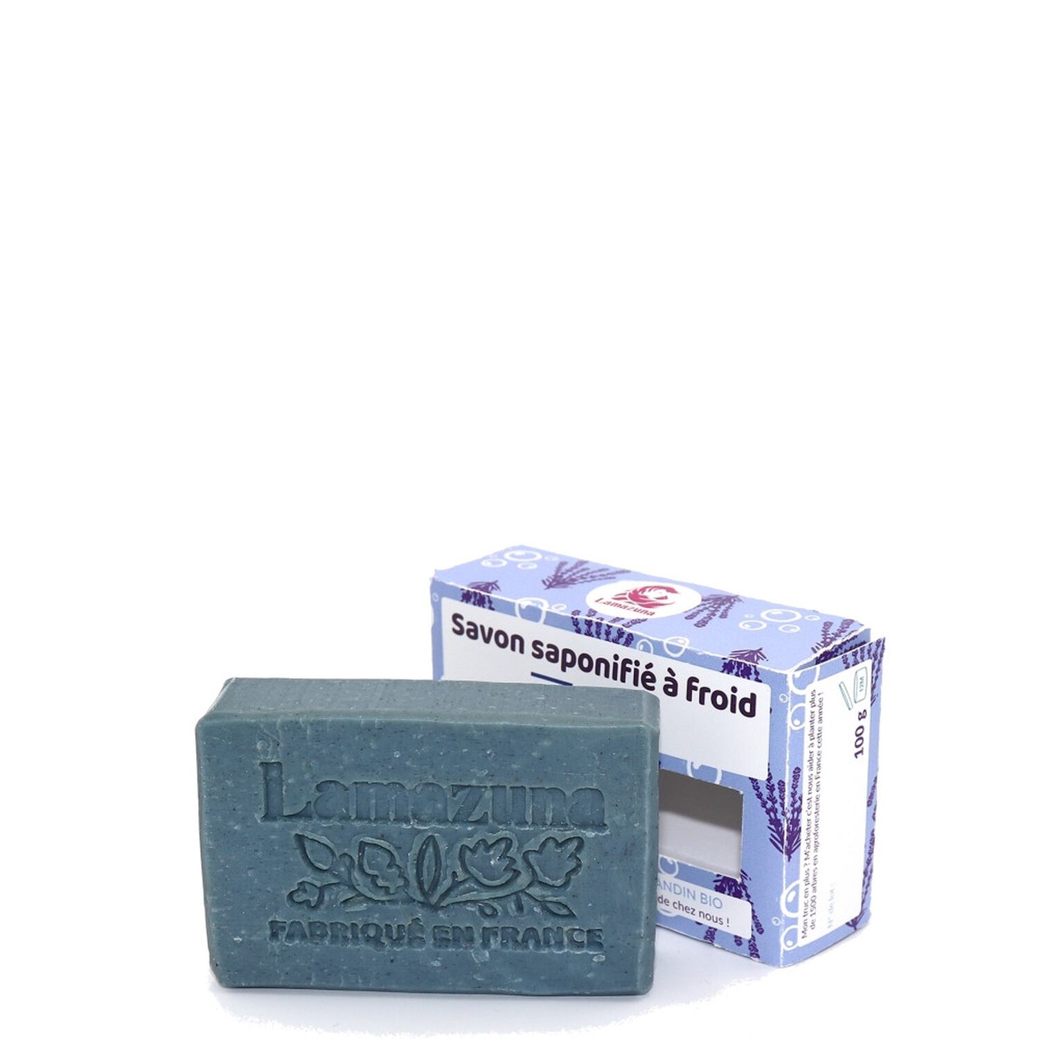 Lamazuna Soin Relax au Lavandin Savon Saponifié à Froid 100g