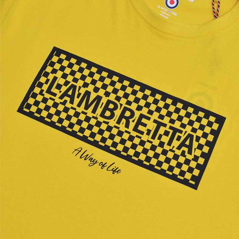 Lambretta Checker Box Herren T-Shirt SS1002-PASSION