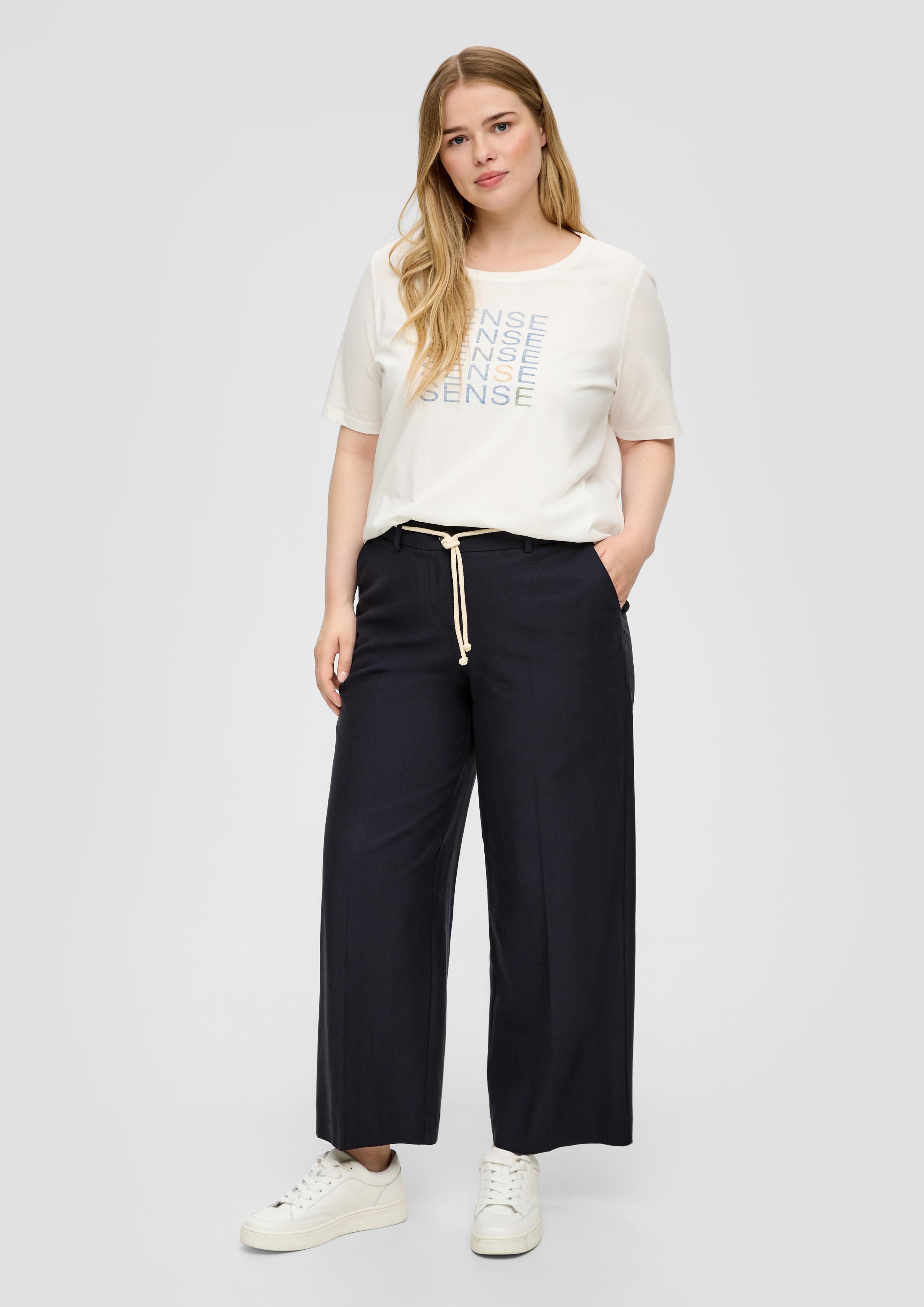 Regular: Twill-Hose aus Viskosemix  2136820-5959
