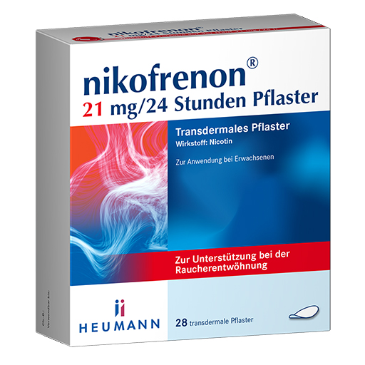 NIKOFRENON 21 mg/24 Stunden Pflaster transdermal  28 St  Pflaster, transdermal