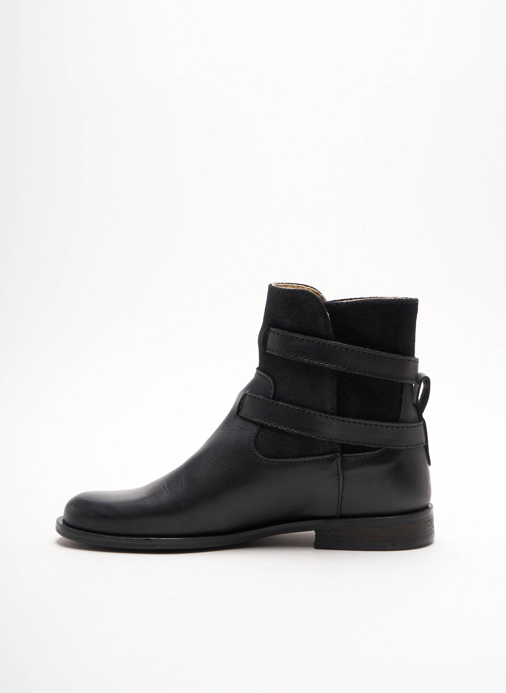 M Moustache Bottines Femme couleur noir
