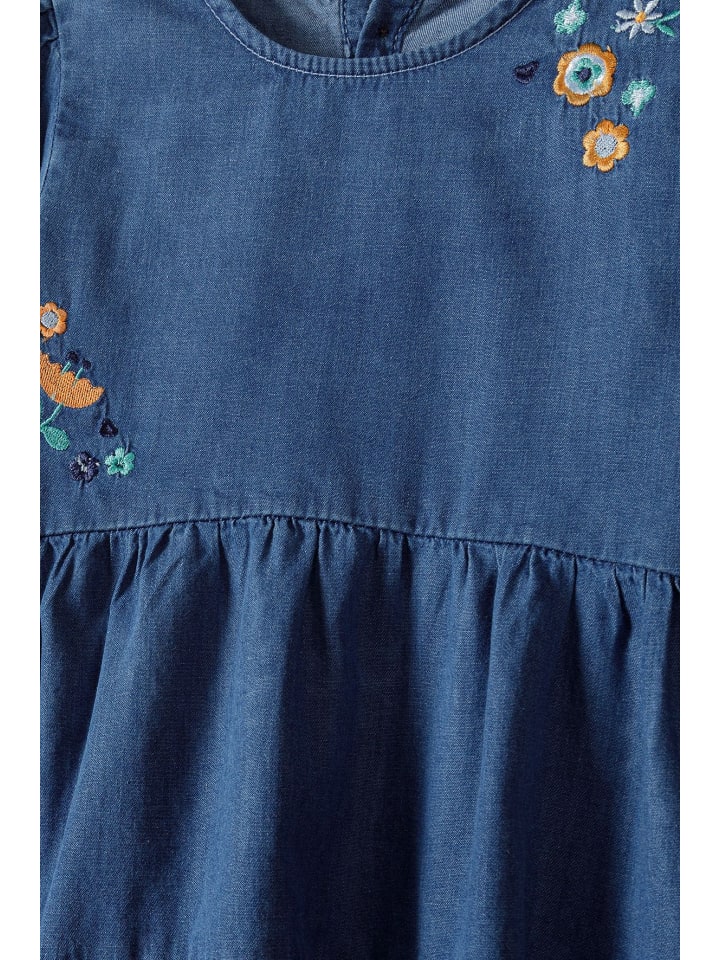 Minoti Jeanskleid Fleurs 2 in blau günstig kaufen