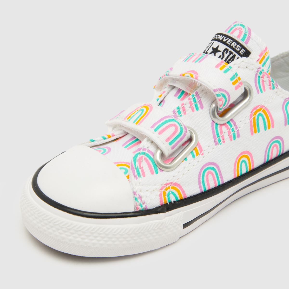 Converse vita All Star Lo 2v flickor småbarnsskor