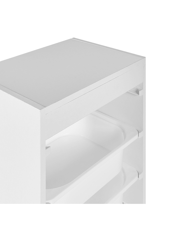 Beliani Kommode TOBIN in Weiß - (W) 42 x (H) 89 x (L) 30 cm günstig kaufen onesize