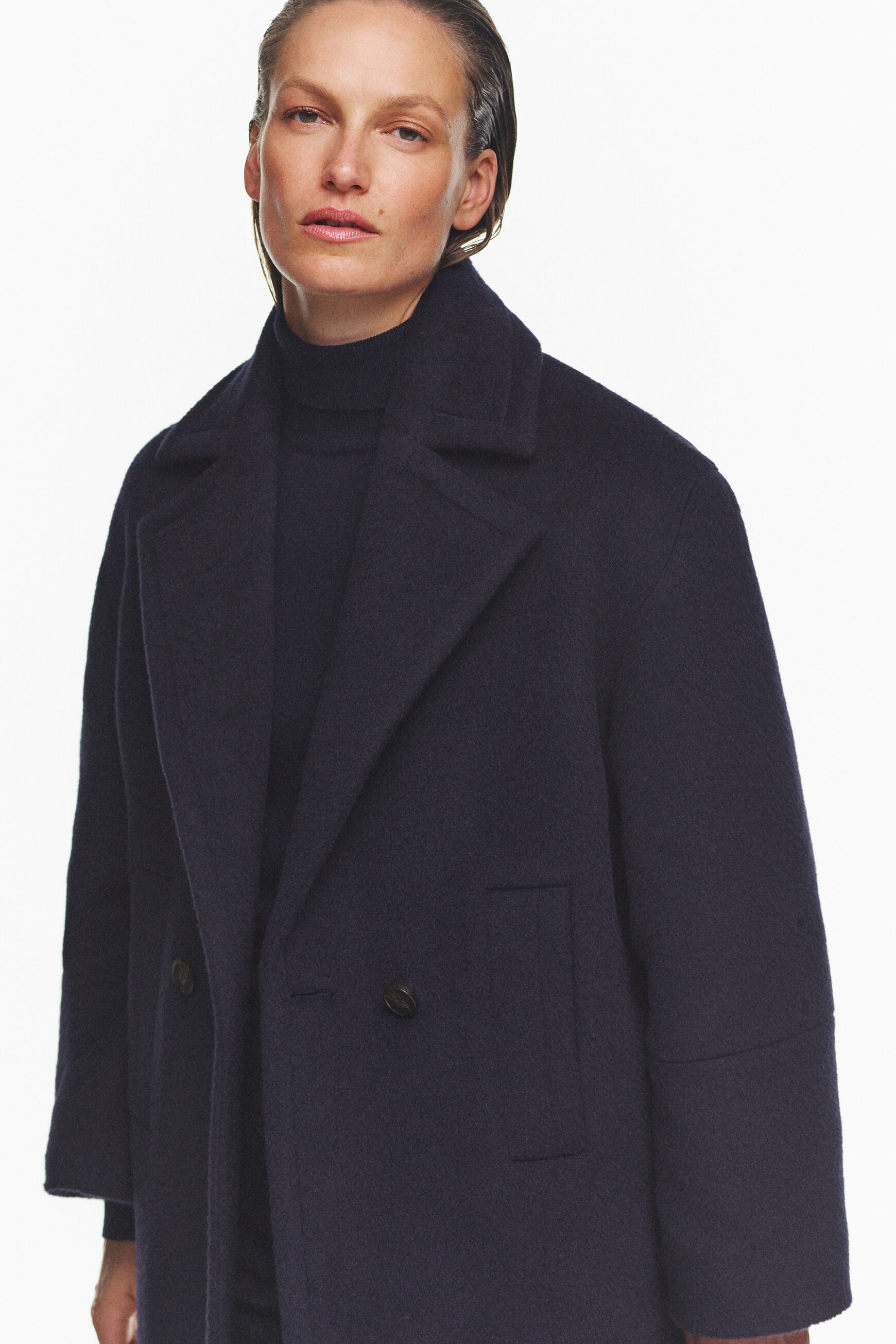 manteau numero 1 bleu marine femme