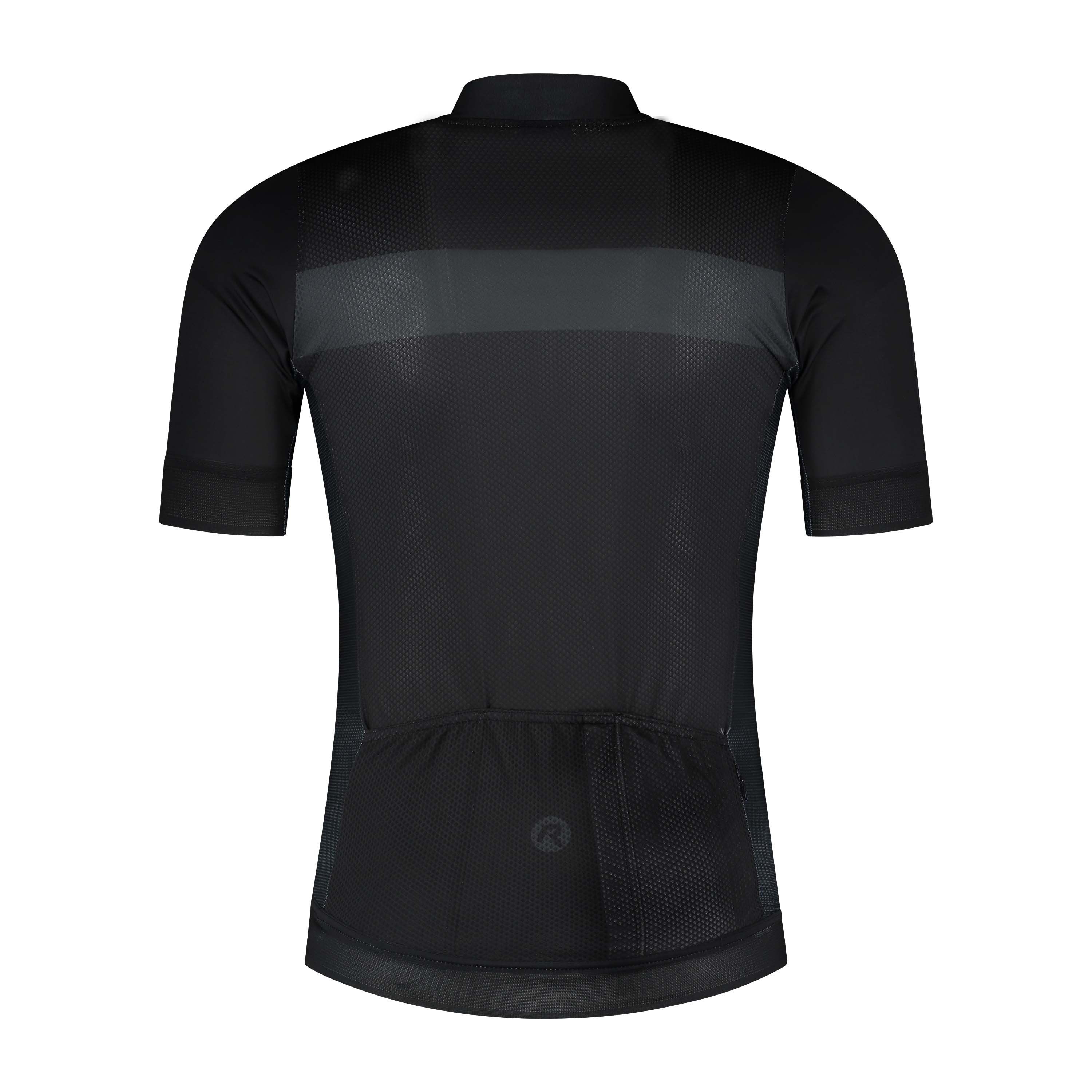 Rogelli Prime Schwarz/Grau Herren Radtrikot Kurzarm