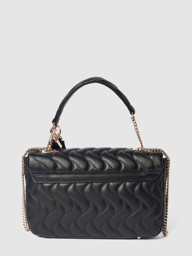 Handtasche mit Strukturmuster Modell 'ECO' in schwarz