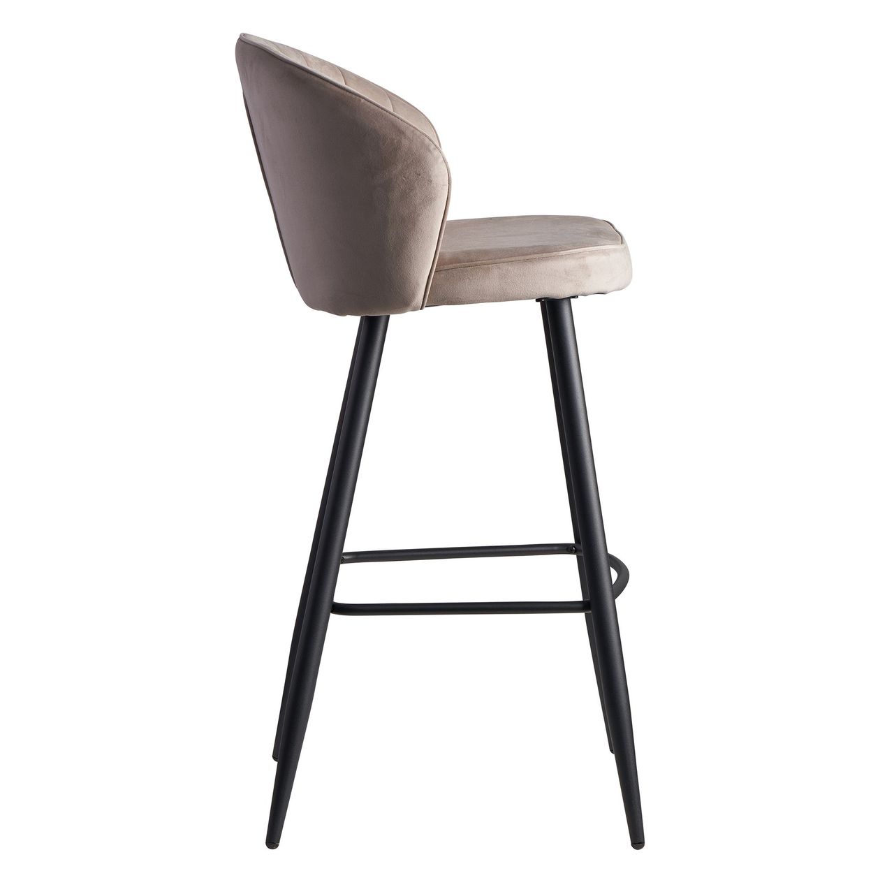 Wohnling Barhocker 103 x 56 x 53 cm Beige