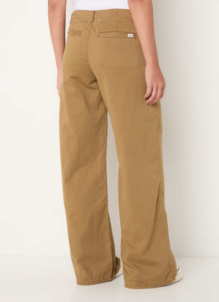 Pantaloni chino Levi's a vita media, vestibilità ampia con tasche laterali