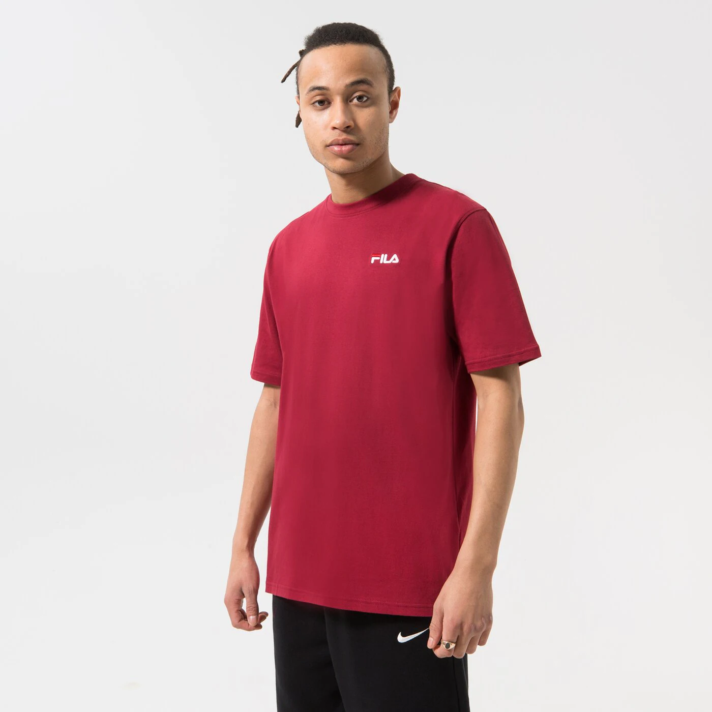 FILA T-SHIRT DRINGO Dunkelrot