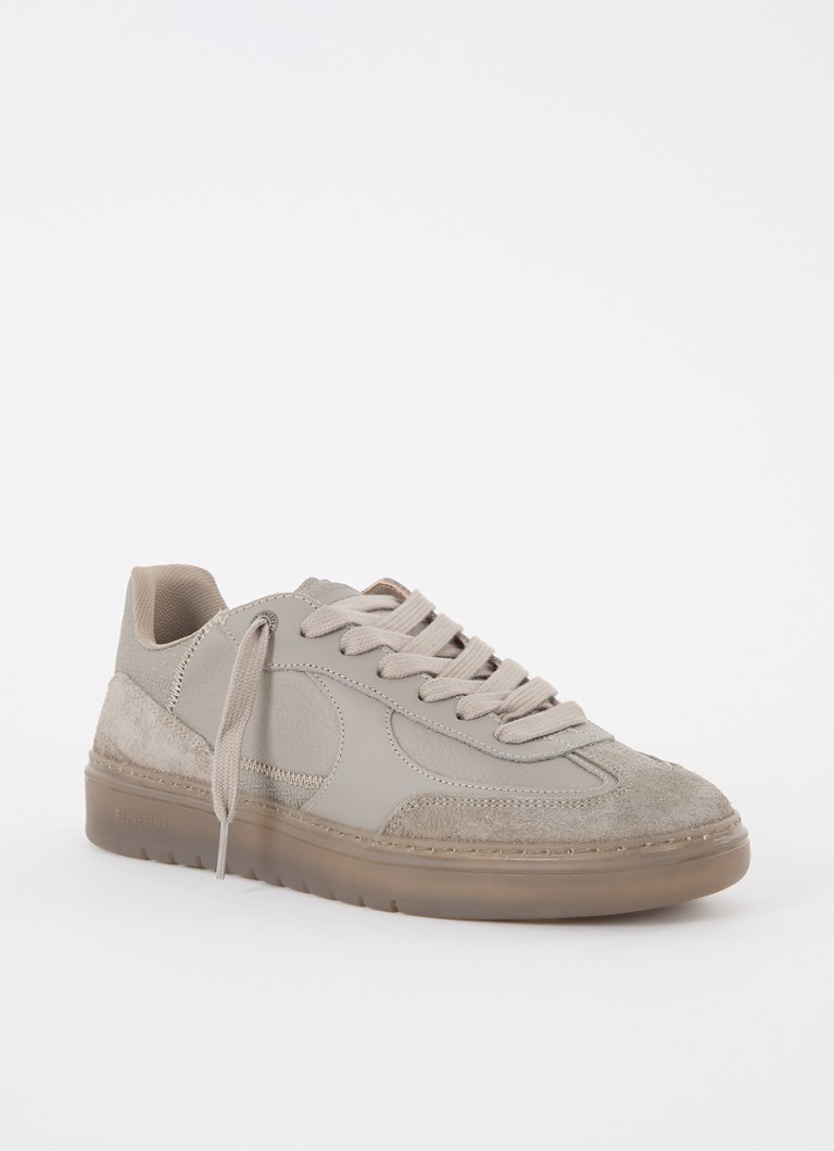 Represent Vitrus leather sneaker with suede details