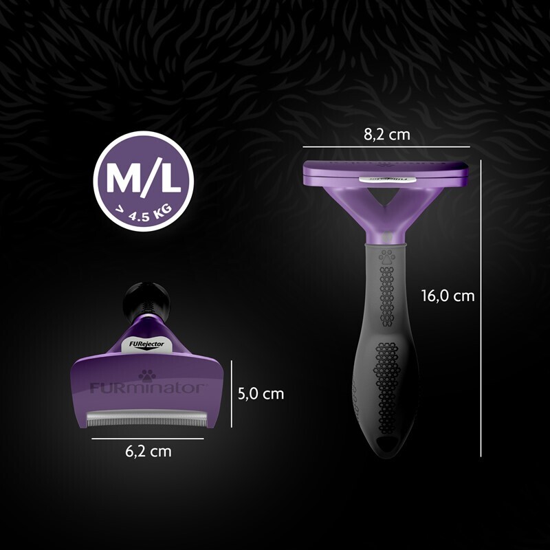 FURminator Fell- & Körperpflege FURminator Katze M-L Kurzhaar