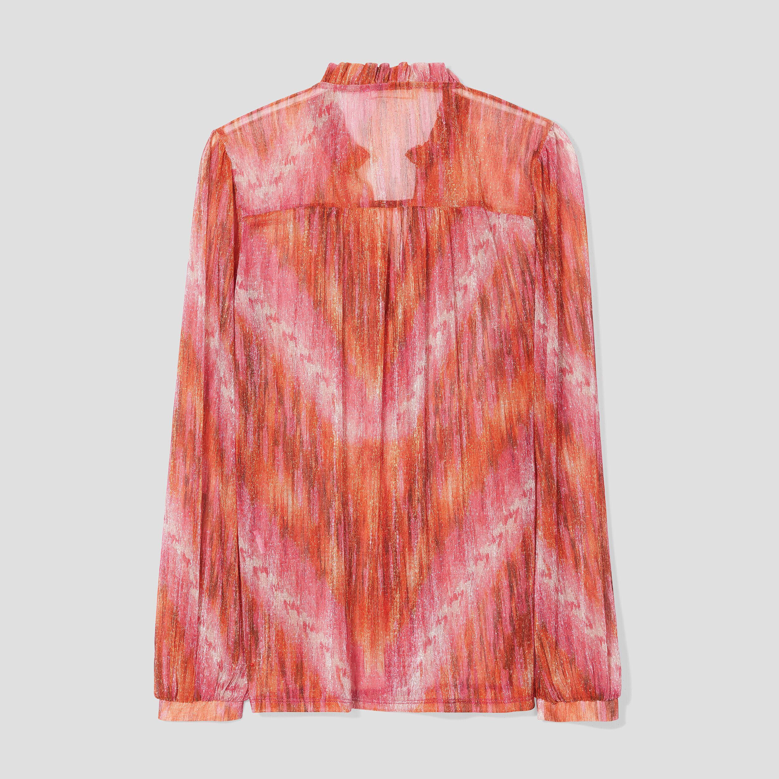 Chemise manches longues rose femme | Cache Cache