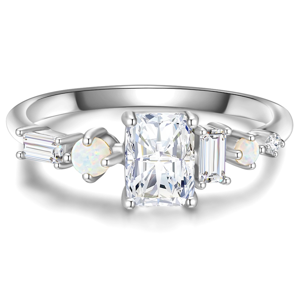 Glanzstücke München Bague en argent Argent sterling Oxyde de zirconium (CZ) en Argent Bague