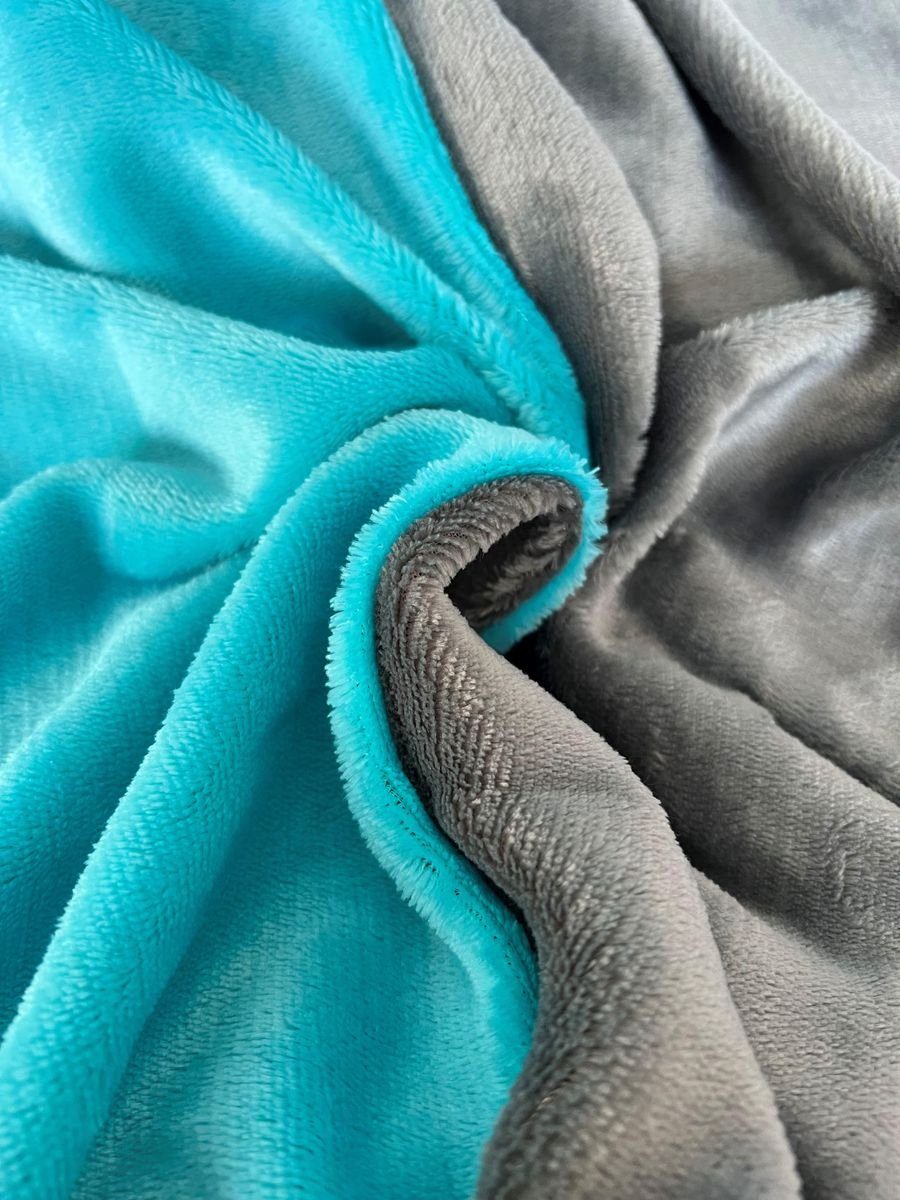 Bettwäsche 4 tlg Winter Thermofleece Wende Plüsch Thermo Fleece Nicky Wende Bettwäsche 135x200 cm Flausch Cashmere touch weich kuschelig warm Teddy Plüsch TÜRKIS UNI, Leonado Vicenti, Fleece, 4 teilig