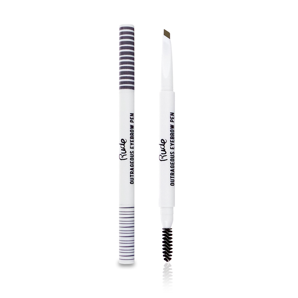 Rude Cosmetics RUDE Outrageous Eyebrow Pen - Natural Taupe Crayon à sourcil