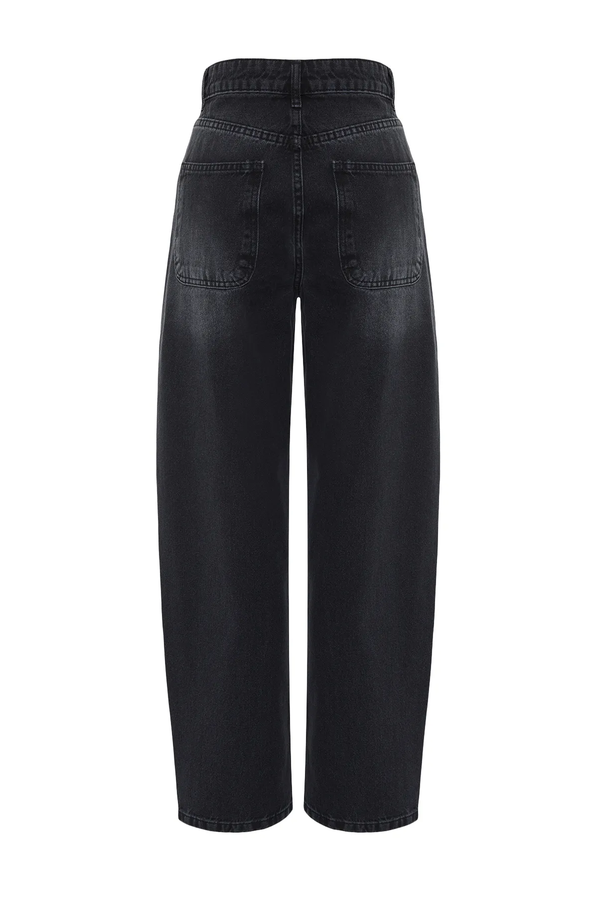 Trendyol Collection  Schwarze Skater-Jeans mit niedriger Taille TWOSS24JE00038