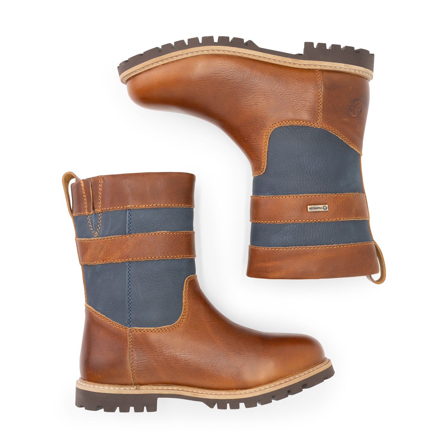Travelin' Tallinn blaue Damen Outdoorstiefel
