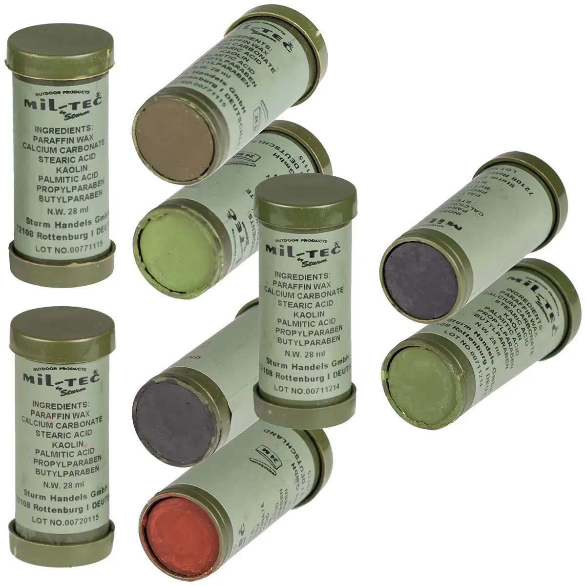 Tarnschminkstift versch. Farben