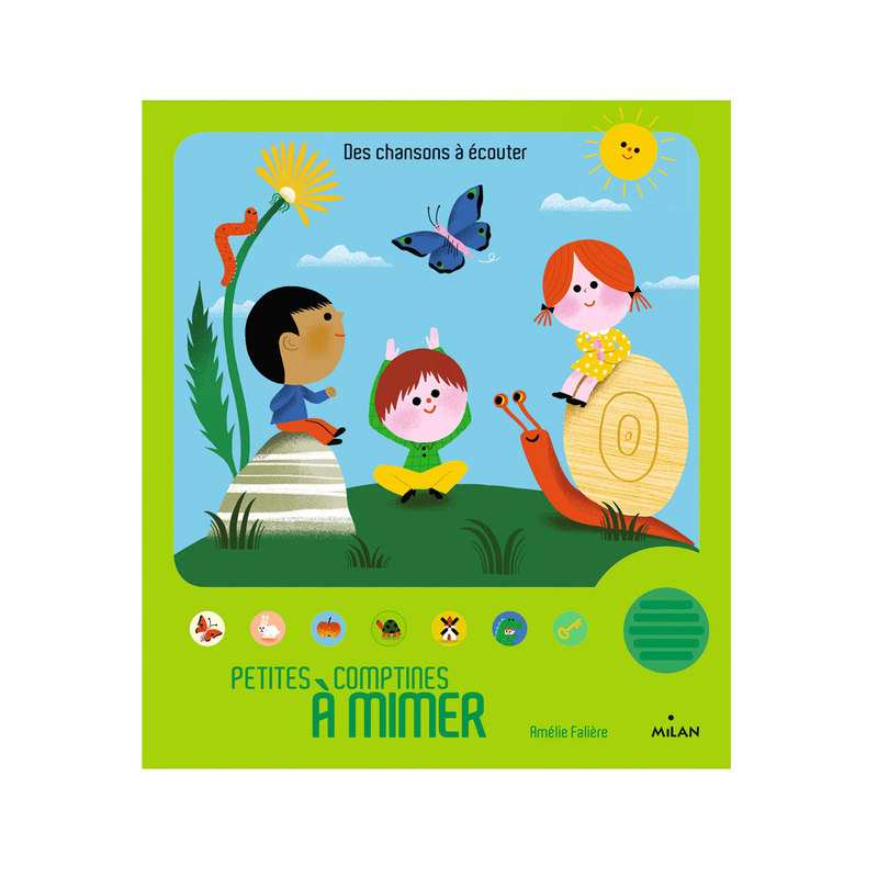 Livre sonore Petites comptines à mimer - Milan Jeunesse