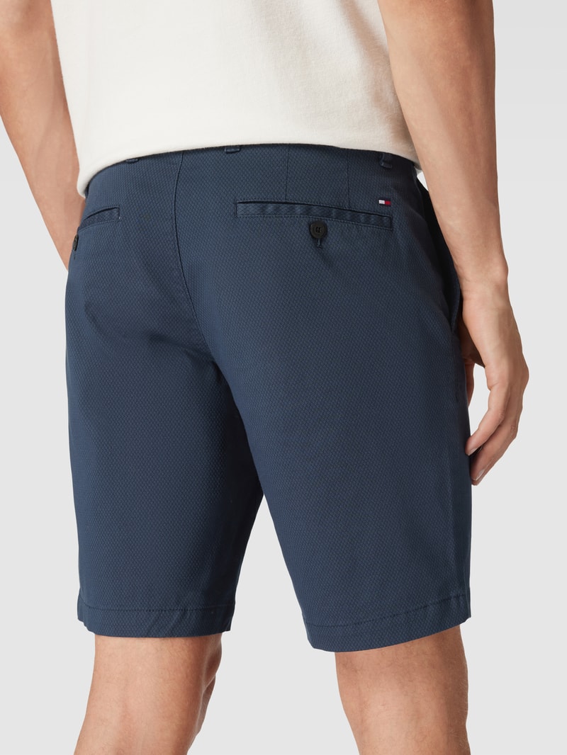 Chino-Shorts mit französischen Eingrifftaschen Modell 'BROOKLYN' in marineblau
