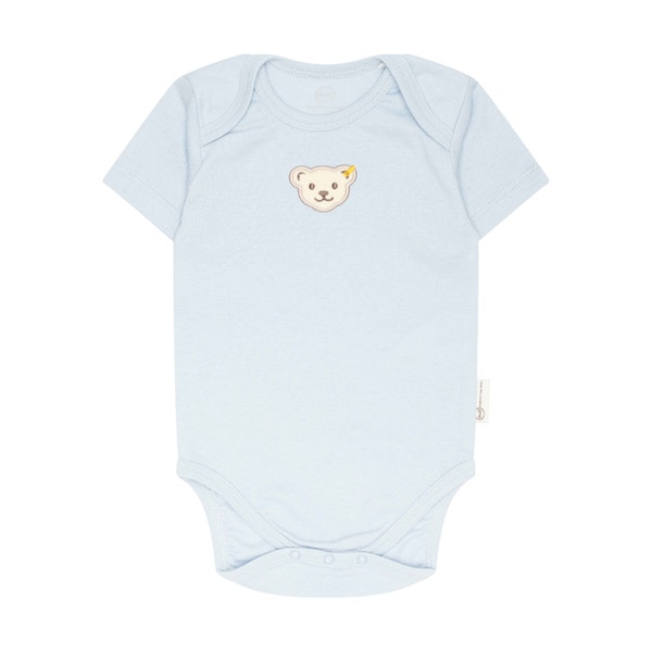 Body kurzarm GOTS, hellblau