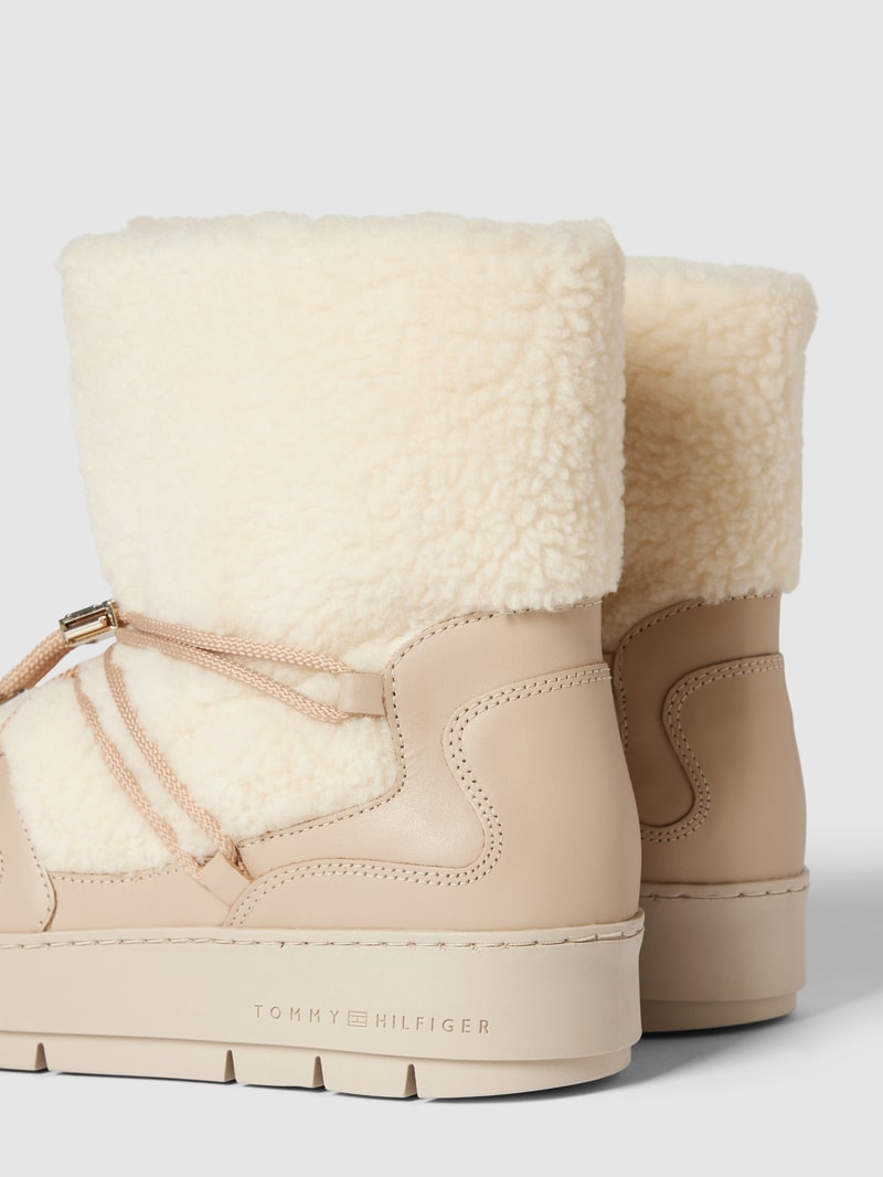 Stiefel mit Teddyfell Modell 'SNOWBOOT' in offwhite