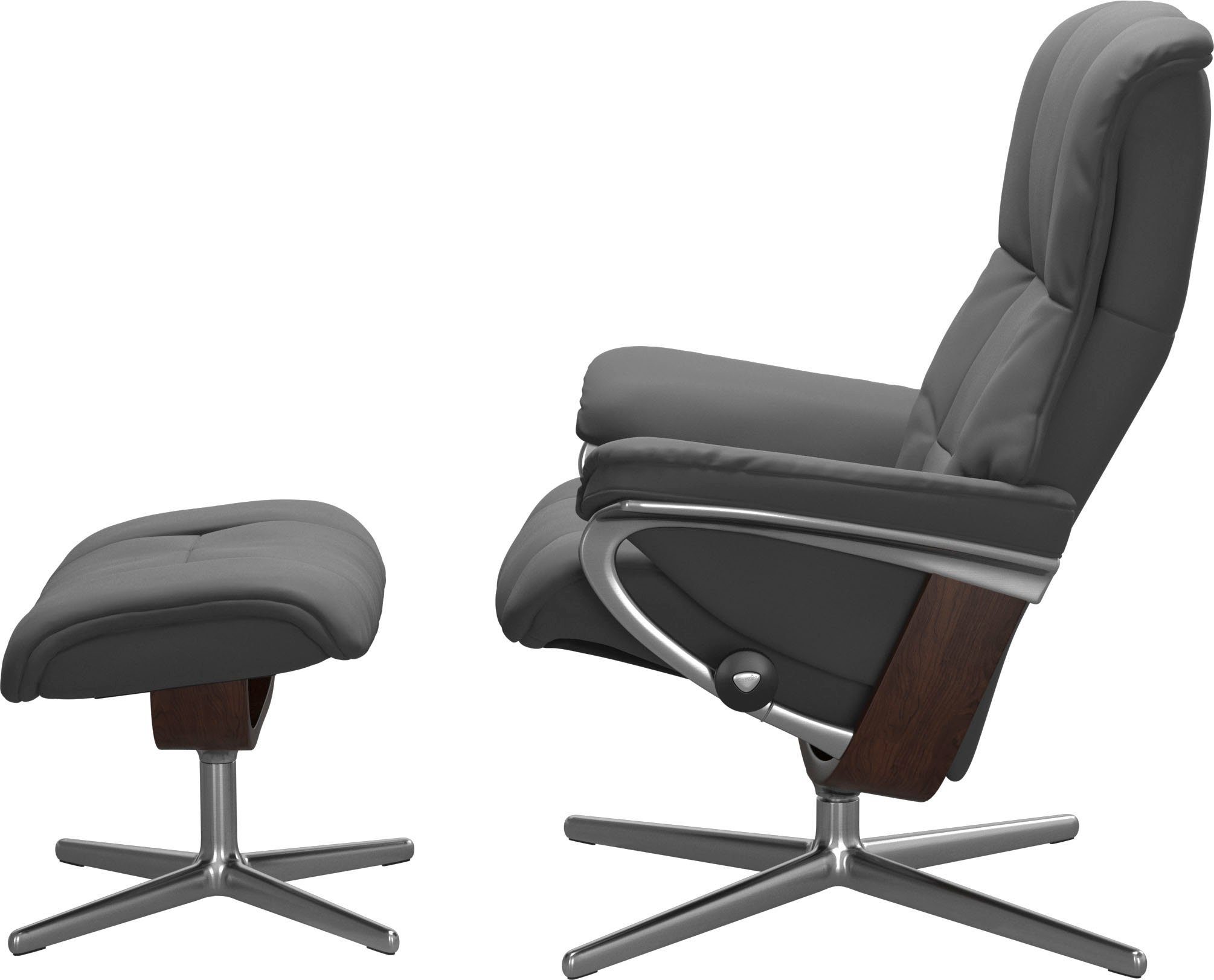 Stressless® Relaxsessel Mayfair, mit Cross Base, Größe S, M & L, Holzakzent Braun