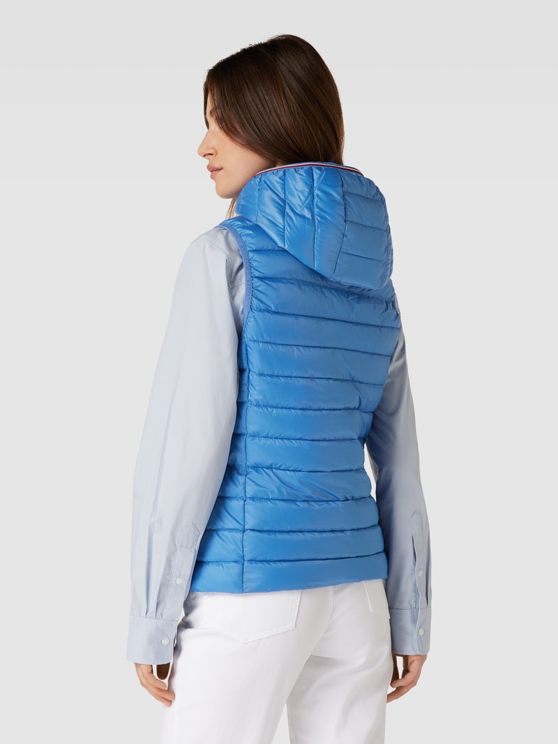 Steppweste mit Kapuze Modell 'GLOBAL' in royalblau