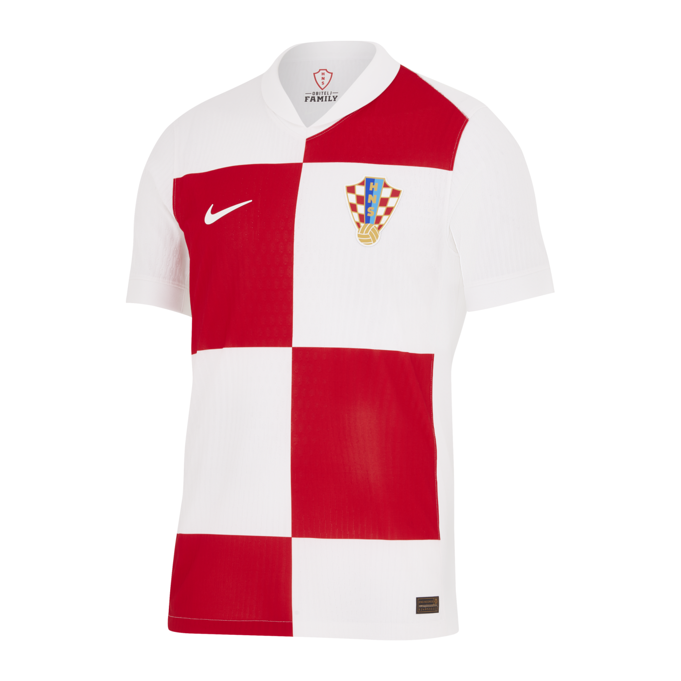 Nike Kroatien Authentic Trikot Home EM 2024 Weiss Rot Weiss F100