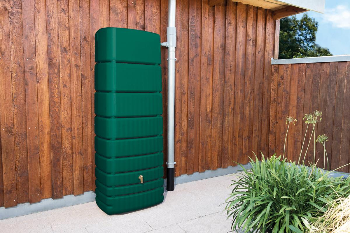 4rain Slim Wandtank 650 L dunkelgrün