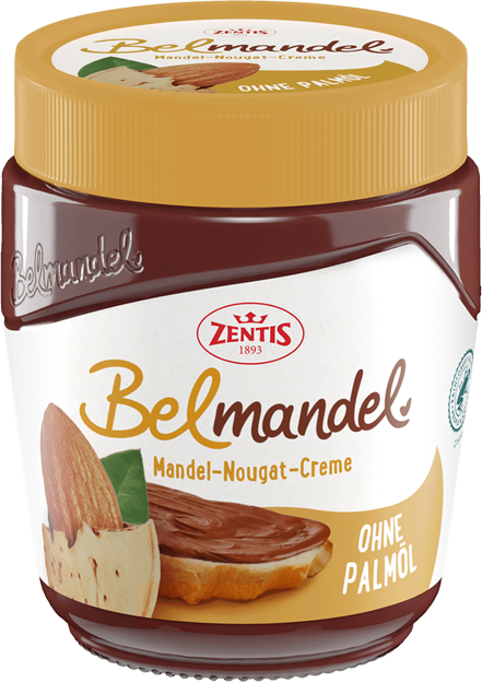 Zentis Belmandel Mandel-Nougat-Creme